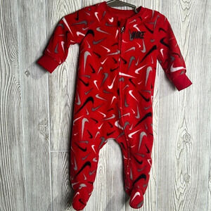 Baby Nike fleece sleeper size 6m